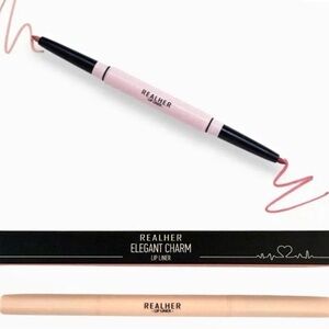RealHer Elegant Charm Dual-Ended Lip Liner in Pink